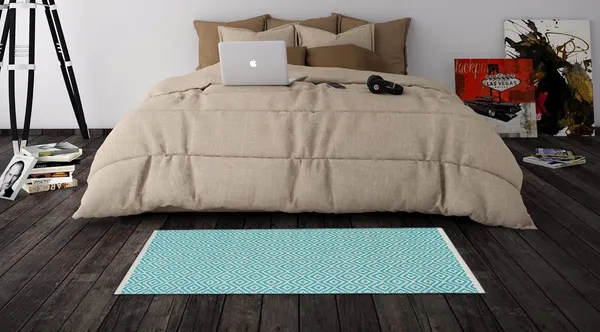 Turquoise_Anti_Skid_Handmade_Knitted_Runner_For_Bedroom,_Living_Room,_Bathroom,_Kitchen_(45_X_130_Cm_|_10_Mm_Thick)