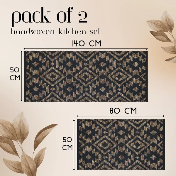 583KC-_Premium_Handmade_Kitchen_Mats,_Water_Absorbing,_Machine_Washable,_Anti_Skid__(Pack_Of_2)_(50_X_80_Cm_|_50X130_Cm)