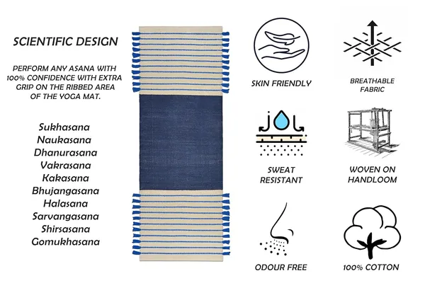 Blue_Handmade_Knitted_Cotton_Yoga_Mat_Ribbed_With_Fringes_For_Extra_Grip_Anti-Slip_With_Carry_Bag_&_Strap_(2_X_6_Feet_|_9_Mm_Thick)