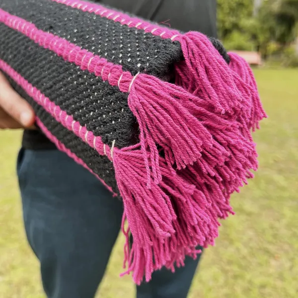 Grey_Handmade_Knitted_Premium_Cotton_Yoga_Mat_With_Strong_Anti_Skid_Backing,_Carry_Bag_&_Strap_(2_X_6_Feet_|_8_Mm_Thick)