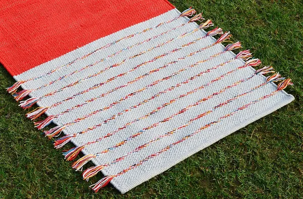 Orange_Handmade_Knitted_Cotton_Yoga_Mat_Ribbed_With_Fringes_For_Extra_Grip_Anti-Slip_With_Carry_Bag_&_Strap_(2_X_6_Feet_|_9_Mm_Thick)