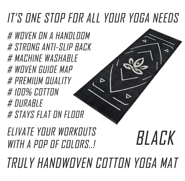 Black_Handmade_Knitted_Premium_Cotton_Yoga_Mat_With_Strong_Anti_Skid_Backing_(2_X_6_Feet_|_8_Mm_Thick)