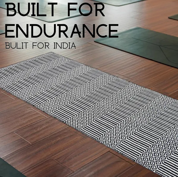 Black_Handmade_Knitted_Premium_Cotton_Yoga_Mat_With_Strong_Anti_Skid_Backing,_Carry_Bag_&_Strap_(2_X_6_Feet_|_8_Mm_Thick)