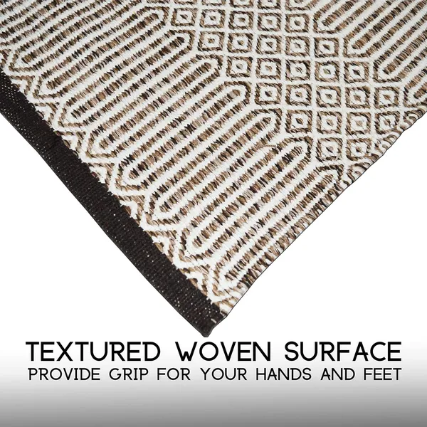 Brown_Handmade_Knitted_Strong_Anti-Slip_Backing_Cotton_Yoga_Mat_With_Carry_Bag_&_Strap_(2_X_6_Feet_|_10_Mm_Thick)