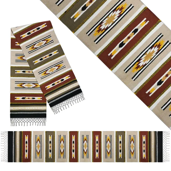 Handwoven_Dining_Table_Runner_for_6_Seater_Dining_Table,_Kilim_Design,_14X72_Inch