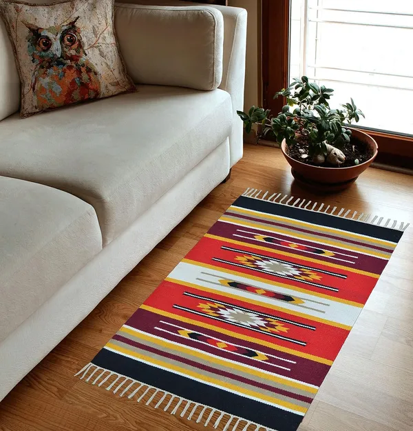 MulticolorHandmade_Knitted_Designer_Kilim_Rug_For_Bedroom,_Living_Room,_Office_(2_X_3_Feet_|__5_Mm_Thick)