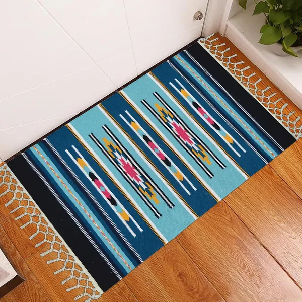 Green_Handmade_Knitted_Cotton_Kilim_Rugs_For_Bedroom,_Living_Room,_Guest_Room_(60_X_90_Cm)