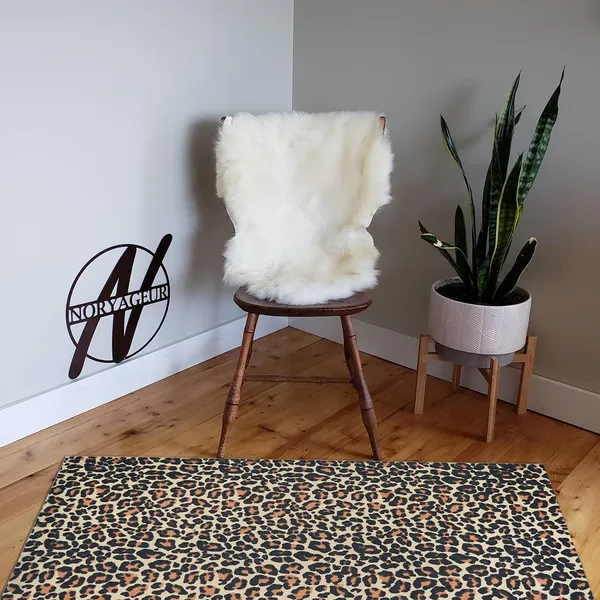 Beige_Handmade_Knitted_Leopard_Print,_Cotton_Floor_Mat_For_Living_Room,_Bedroom,_Kids_Room_(70_X_140_Cm_|__5_Mm_Thick)