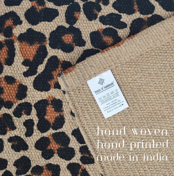 Beige_Handmade_Knitted_Leopard_Print,_Cotton_Floor_Mat_For_Living_Room,_Bedroom,_Kids_Room_(70_X_140_Cm_|__5_Mm_Thick)