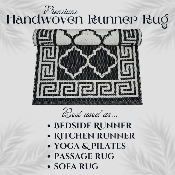 Black_Premium_Handmade_Knitted_Pure_Cotton_Anti_Slip_Runner_For_Bedroom,_Living_Room,_Kitchen_(2_X_6_Feet_|_8_Mm)