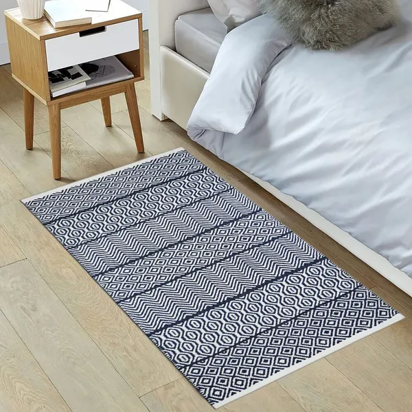 Blue_Handmade_Knitted_Multiuse_Cotton_Rug_For_Bedroom,_Living_Room,_Bathroom,_Kitchen,_Balcony_(60_X_100_Cm_|__8_Mm_Thick)