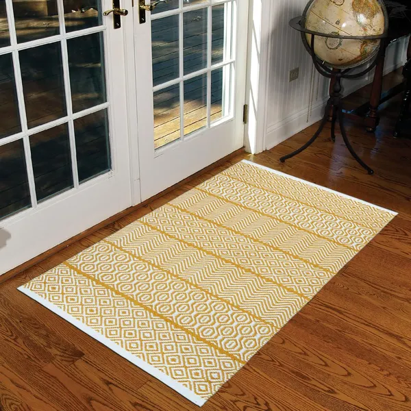 Yellow_Handmade_Knitted_Knitted_Multiuse_Cotton_Rug_For_Bedroom,_Living_Room,_Bathroom,_Kitchen,_Balcony_(60_X_100_Cm_|__8_Mm_Thick)