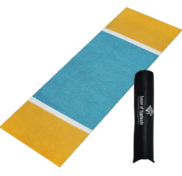 Blue_&_Yellow_Handmade_Knitted_Premium_Cotton_Yoga_Mat_With_Strong_Anti_Skid_Backing_(2_X_6_Feet_|_8_Mm_Thick)
