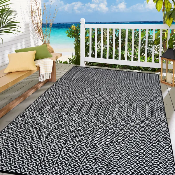 Premium_Handloom_Area_Rug,_Size-6X9_Feet,_1700_GSM_Black-White