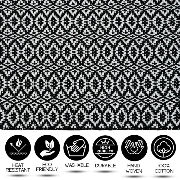 Premium_Handloom_Area_Rug,_Size-6X9_Feet,_1700_GSM_Black-White