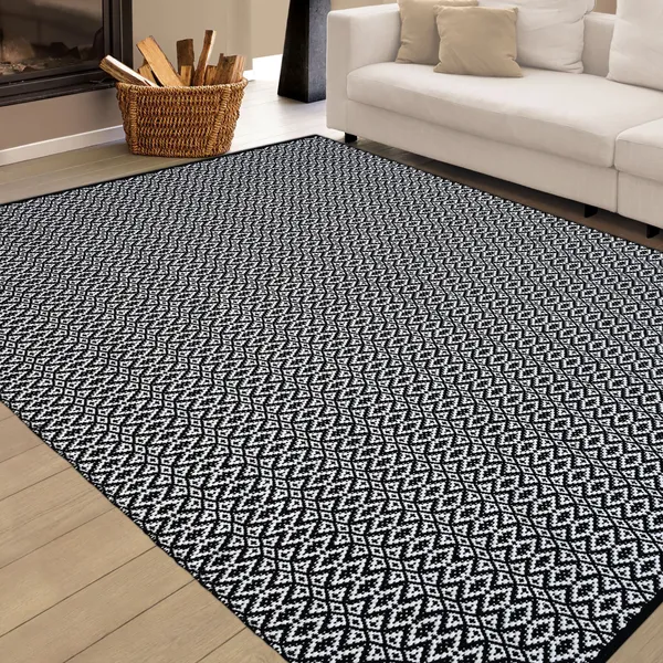 Premium_Handloom_Area_Rug,_Size-6X9_Feet,_1700_GSM_Black-White