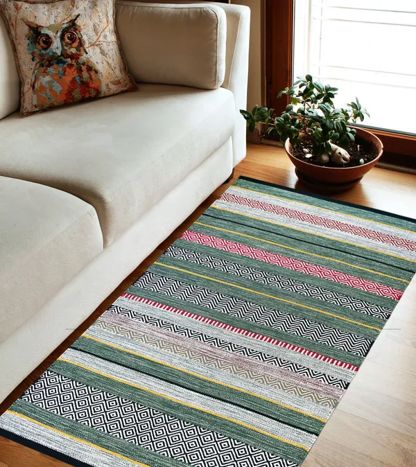 Premium_Handwoven_Multipurpose_Area_Rug,_Size-_3X5_Feet,_Color-_Green_Multi.