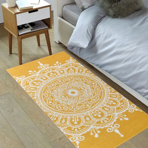 Premium_Handwoven_Runner_For_Living_Room,_Bedroom,_Kitchen,_etc.2.4X5_Feet_|_7_Mm_Thick_Musterd_Yellow