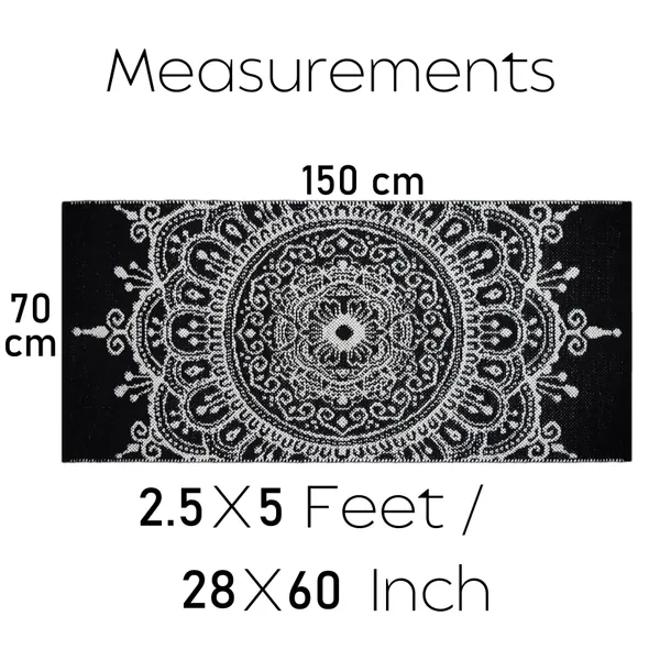 Premium_Handwoven_Runner_Rug_for_Living_Room,_Bedroom,_Kitchen,_etc._2.4X5_Feet._7_mm_Thickness,_Black-White