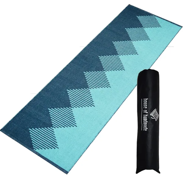 Turquoise_Green_Handmade_Knitted_Premium_Cotton_Yoga_Mat_With_Strong_Anti_Skid_Backing_(2_X_6_Feet_|_8_Mm_Thick)