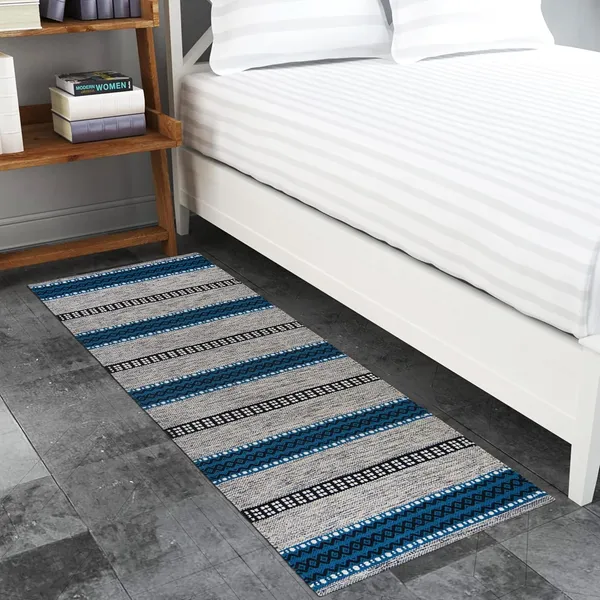 Turquoise_Melange_Premium_Handmade_Knitted_Anti_Skid_Runner_For_Living_Room,_Bedroom,_Kitchen_(2_X_5_Feet_|__7_Mm_Thick)