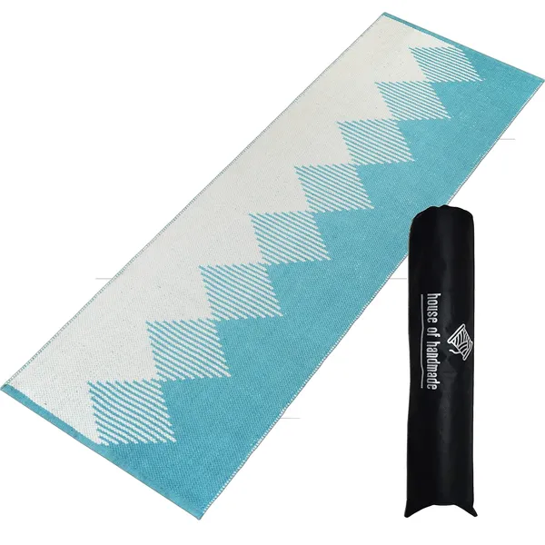 Turquoise_White_Handmade_Knitted_Premium_Cotton_Yoga_Mat_With_Strong_Anti_Skid_Backing_(2_X_6_Feet_|_8_Mm_Thick)