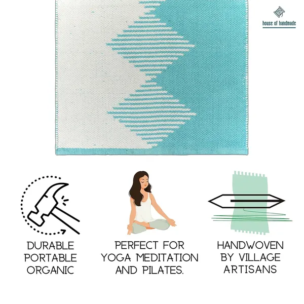 Turquoise_White_Handmade_Knitted_Premium_Cotton_Yoga_Mat_With_Strong_Anti_Skid_Backing_(2_X_6_Feet_|_8_Mm_Thick)