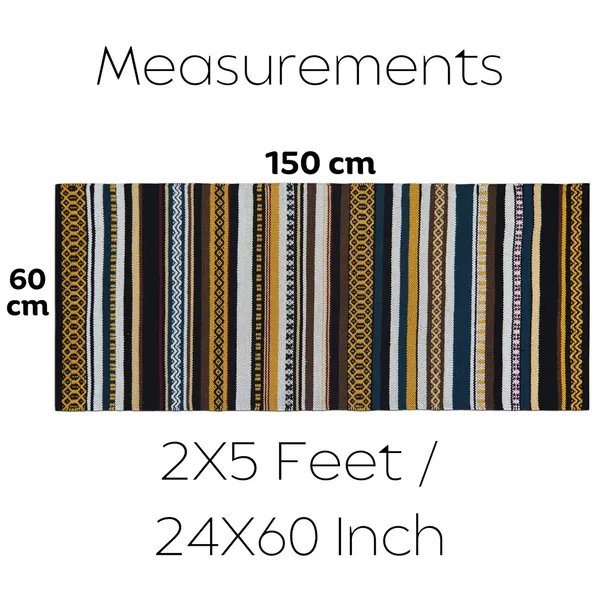 Yellow_Premium_Handmade_Knitted_Anti_Skid_Runner_For_Living_Room,_Bedroom,_Kitchen_(2_X_5_Feet_|__7_Mm_Thick)