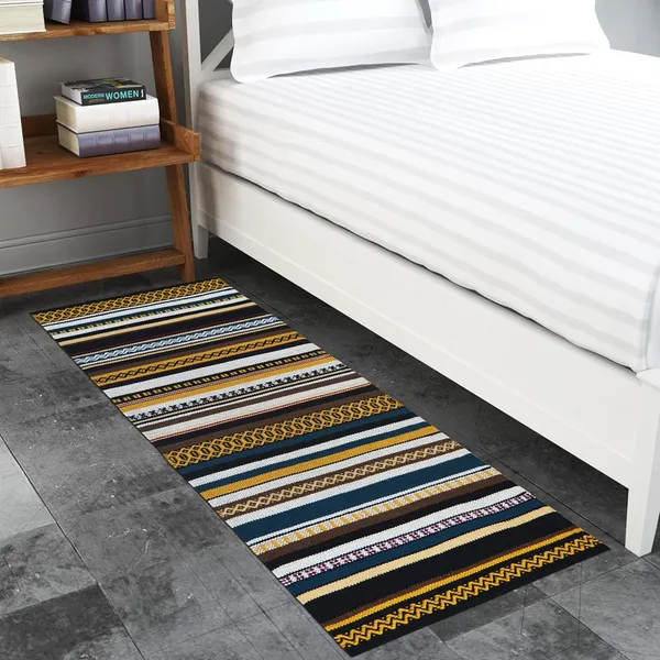Yellow_Premium_Handmade_Knitted_Anti_Skid_Runner_For_Living_Room,_Bedroom,_Kitchen_(2_X_5_Feet_|__7_Mm_Thick)