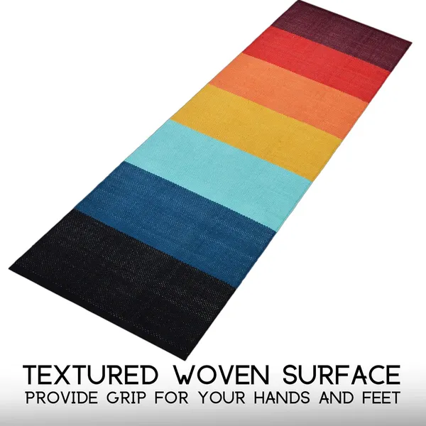 Multicolor_Handmade_Knitted_Strong_Anti-Slip_Backing_Cotton_Yoga_Mat_With_Carry_Bag_&_Strap_(2_X_6_Feet_|_8_Mm_Thick)