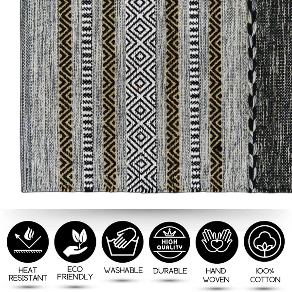 Premium_Handmade_Area_Rugs_For_Bedroom,_Living_Room,_etc_Size-_4_X_6_Feet_Color-_Grey
