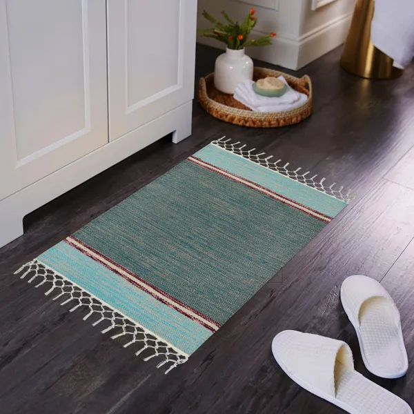 Multicolor_Handmade_Knitted_Anti_Slip_Pure_Cotton_Water_Absorbing,_Machine_Washable_Floor_Mats_(40_X_60_Cm_|__4_Mm_Thick)_(Pack_Of_3_Pcs)