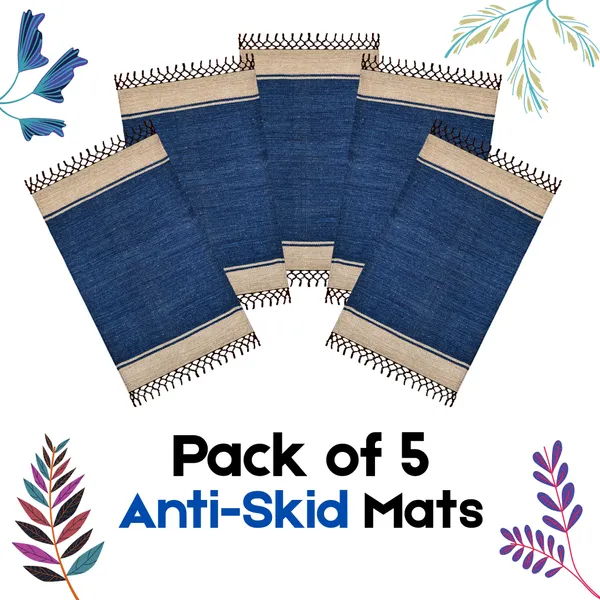 Handwoven_Pure_Cotton_Anti_Slip_Mats_40_X_60_Cm,__4_Mm_Thick_Pack_Of_5_Pcs