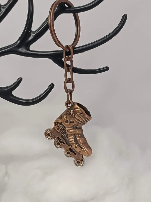 Copper_Brown_Roller_Skate__Keychain_|_Premium_Fade_Resistant_&_Lightweight_Keychain_