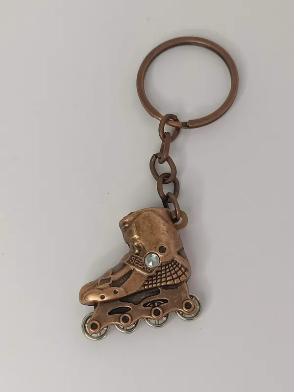 Copper_Brown_Roller_Skate__Keychain_|_Premium_Fade_Resistant_&_Lightweight_Keychain_