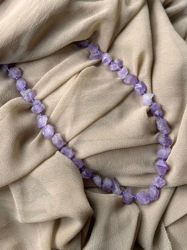 Violet_Premium_Handmade_Amethyst_Gemstone_Necklace_For_Women_&_Girls
