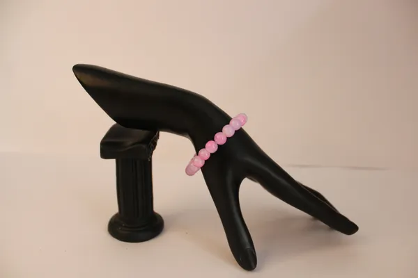 Pink_Bead_Bracelet_For_Women_&_Girls