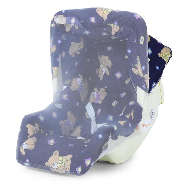 Navy_Blue_Stainless_Steel_&_Mesh_Sleeping_Carrier_For_Kids