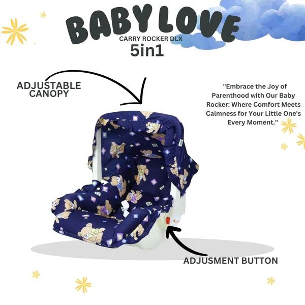 Navy_Blue_Stainless_Steel_&_Mesh_Sleeping_Carrier_For_Kids