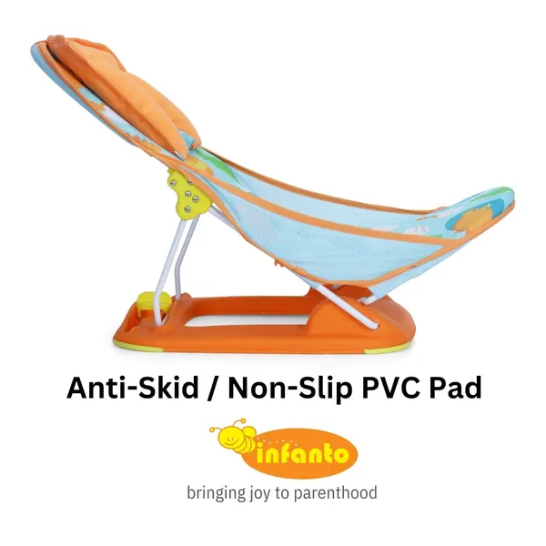 Orange_Metal,_Plastic_&_Polycotton_Baby_Bather_For_Kids