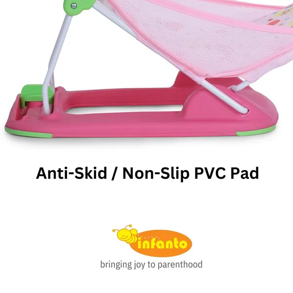 Pink_Metal,_Plastic_&_Polycotton_Baby_Bather_For_Kids