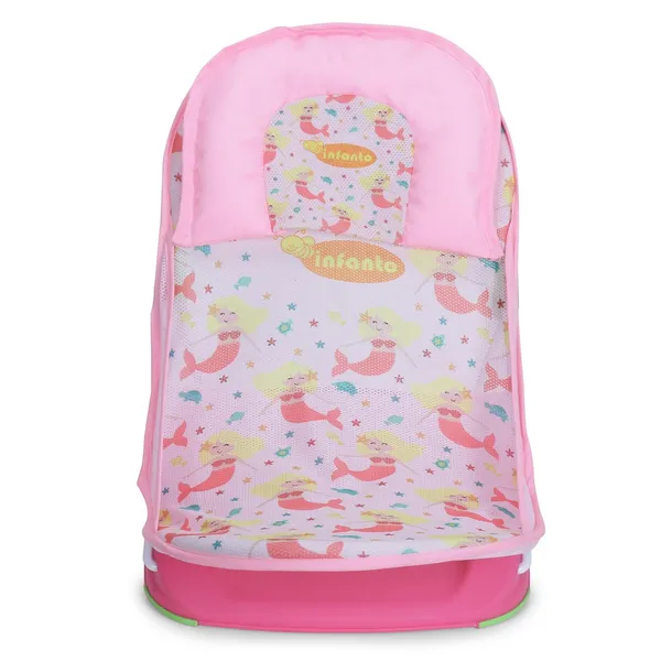 Pink_Metal,_Plastic_&_Polycotton_Baby_Bather_For_Kids