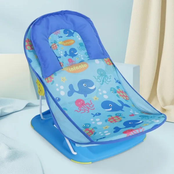 Blue_Metal,_Plastic_&_Polycotton_Baby_Bather_For_Kids