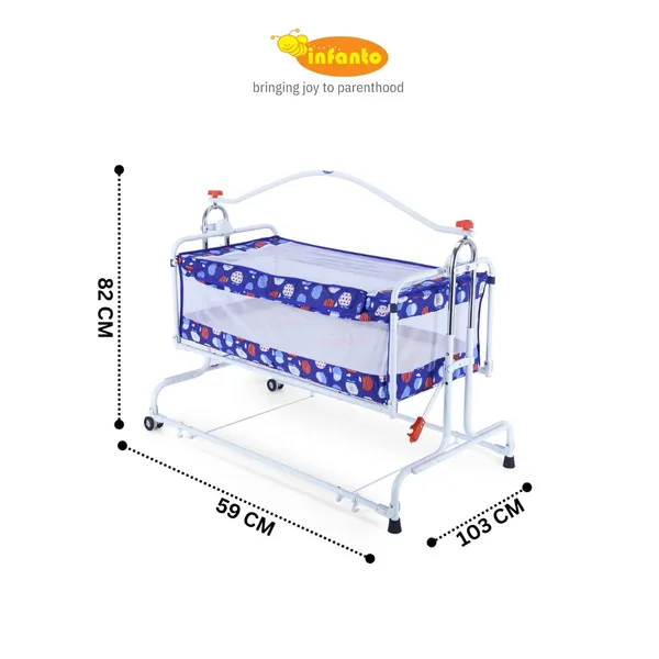 Blue_Metal_&_Mesh_Cradle_For_Kids