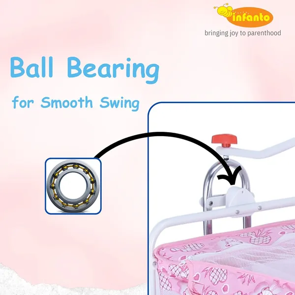 Pink_Metal_&_Mesh_Cradle_For_Kids