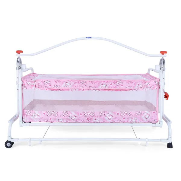 Pink_Metal_&_Mesh_Cradle_For_Kids