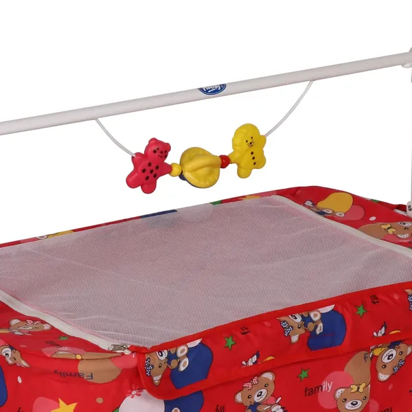 Red_Metal_&_Mesh_Cradle_For_Kids