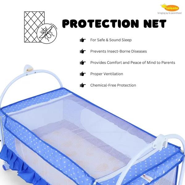Blue_Metal_&_Fabric_Cradle_For_Kids