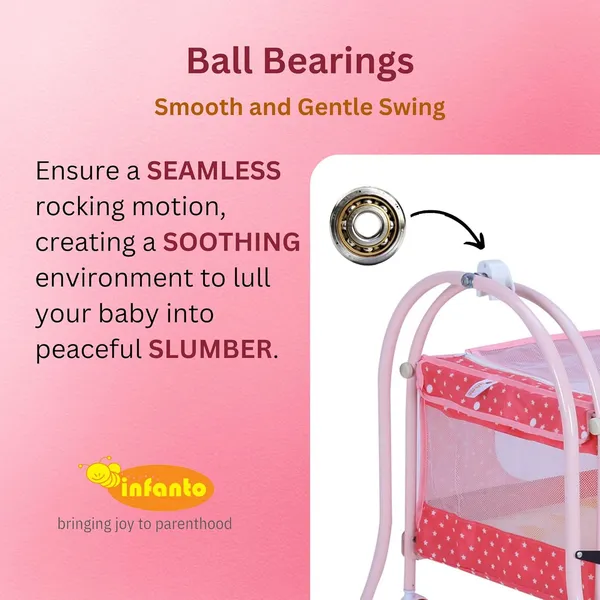 Pink_Metal_&_Fabric_Cradle_For_Kids