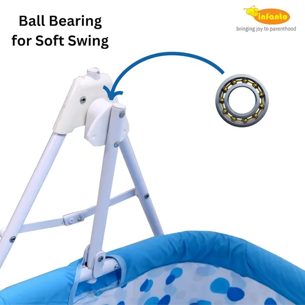 Blue_Metal_&_Fabric_Cradle_For_Kids